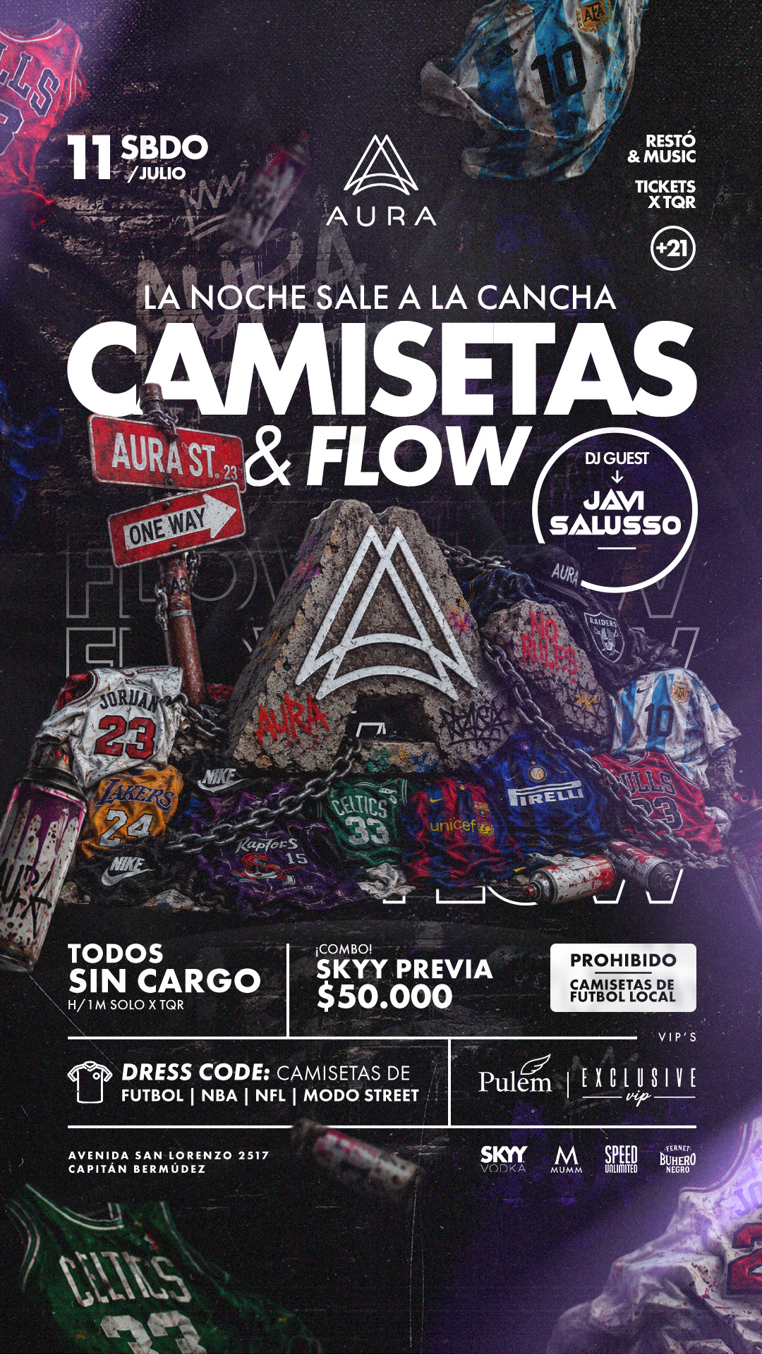 AURA SÁBADOS✨ CAMISETAS & FLOW 💥
